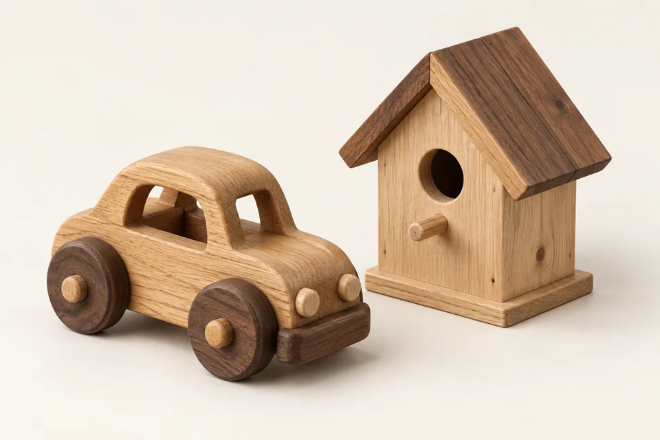 Illustration 3D · Menuiserie pour enfants